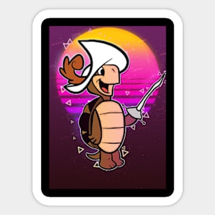 Cartoon Turtle Sticker